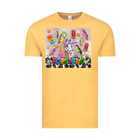 Vintage Mustard popsicle's and unicorn Vintage Tee - AdoDesignShop
