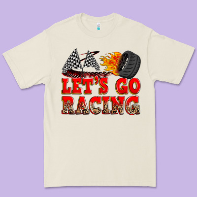 Let's Go Racing Premium Tee Designed By Zillion Design Studio