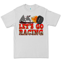 Dove Grey let's go racing Premium Tee - Zillion Design Studio
