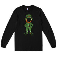 Black leprechaun boy faceless Long Sleeve Tee - MaliasSmallBusiness