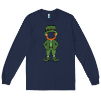 Navy leprechaun boy faceless Long Sleeve Tee - MaliasSmallBusiness