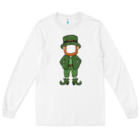White leprechaun boy faceless Long Sleeve Tee - MaliasSmallBusiness