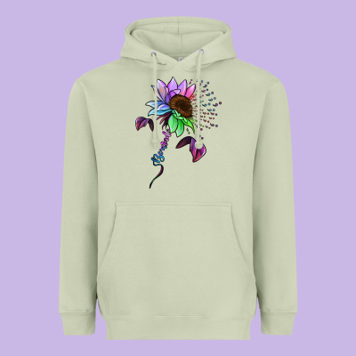 Be Kind Autism Awareness Heavyweight Hoodie Designed By Bettercallsaul