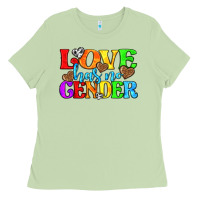 Matcha love has no gender pride lgbtq Ladies Tee - texasbilliewilder