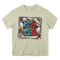 Baseball Mama With Leopard Heavy Core Tee | Teevron
