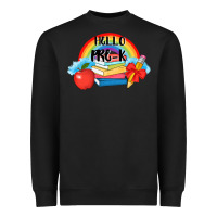 Black back to school hello pre k Heavyweight Sweatshirt - AdoDesignShop