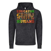 Vintage Black educator of tiny humans Vintage Hoodie - BundleAndBundleShop