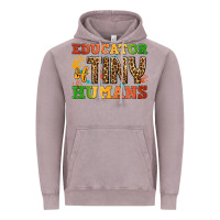 Vintage Zinc educator of tiny humans Vintage Hoodie - BundleAndBundleShop