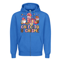 True Royal cafecito y chisme Zipper Hoodie - MaliasSmallBusiness