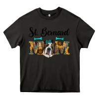 Asphalt western st. bernard mom Heavy Core Tee - RanaPortraitStore