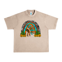 French Oak indian headdress cactus and sunflowers rainbow Urban Heavy Tee - Artiststas