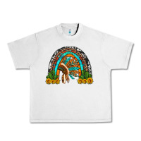 Indian Headdress Cactus And Sunflowers Rainbow Urban Heavy Tee | Teevron