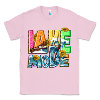 Bubblegum Pink Lake mode summer Classic Tee - NancyCooperArtShop