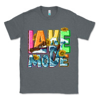 Charcoal Heather Lake mode summer Classic Tee - NancyCooperArtShop