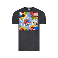 Vintage Black patriotic popsicle Vintage Tee - BundleAndBundleShop