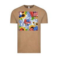 Vintage Coffee patriotic popsicle Vintage Tee - BundleAndBundleShop