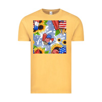 Vintage Mustard patriotic popsicle Vintage Tee - BundleAndBundleShop