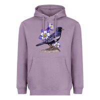 Lavender Colorado Lark Mountain Bunting Bird Heavyweight Hoodie - Bettercallsaul