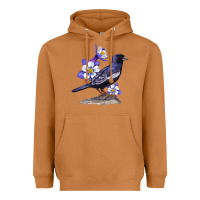 Meerkat Colorado Lark Mountain Bunting Bird Heavyweight Hoodie - Bettercallsaul