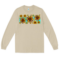Mushroom leopard sunflower gemstone Long Sleeve Tee - JahusDesignShop