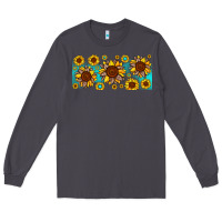 Smoke leopard sunflower gemstone Long Sleeve Tee - JahusDesignShop