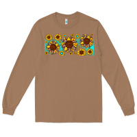 Toasted Coconut leopard sunflower gemstone Long Sleeve Tee - JahusDesignShop