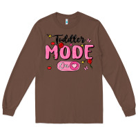 Chestnut toddler mode on Long Sleeve Tee - MaliasSmallBusiness