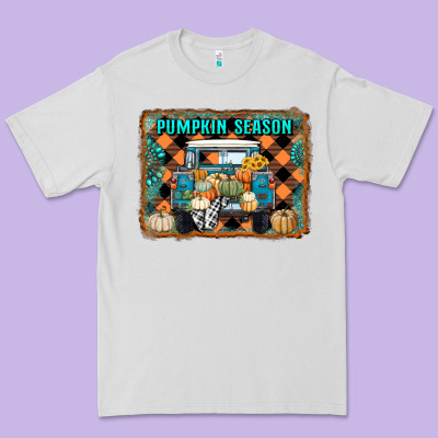 Pumpkin Season Truck Premium Tee Designed By Ranaportraitstore