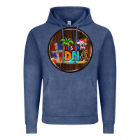 Vintage Denim Dominican Republic car coaster Vintage Hoodie - AdoDesignShop