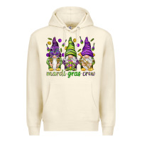 Sandshell Mardi Gras crew with gnomes Premium Hoodie - NancyCooperArtShop