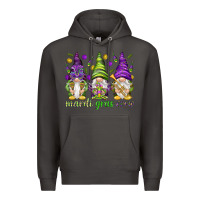 Smoke Mardi Gras crew with gnomes Premium Hoodie - NancyCooperArtShop