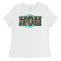 White aztec mom Ladies Tee - Zillion Design Studio