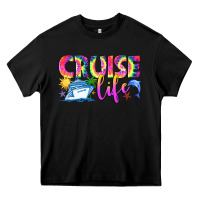 Black cruise life Heavy Core Tee - texasbilliewilder