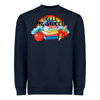 Navy Hello Pre School Heavyweight Sweatshirt - AdoDesignShop
