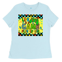 Baby Blue life is a game play to win Ladies Tee - JahusDesignShop