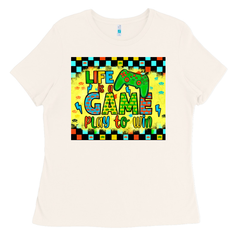 Life Is A Game Play To Win Ladies Tee by JahusDesignShop | Teevron