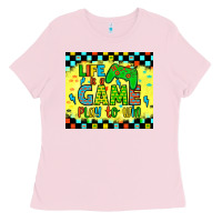 Bubblegum Pink life is a game play to win Ladies Tee - JahusDesignShop