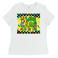 White life is a game play to win Ladies Tee - JahusDesignShop