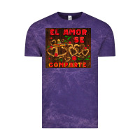 Cloud Purple el amor se comparte with churros Vintage Tee - AdoDesignShop