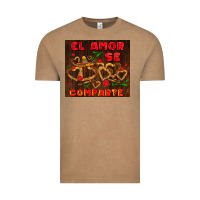 Vintage Coffee el amor se comparte with churros Vintage Tee - AdoDesignShop