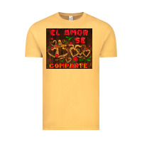 Vintage Mustard el amor se comparte with churros Vintage Tee - AdoDesignShop