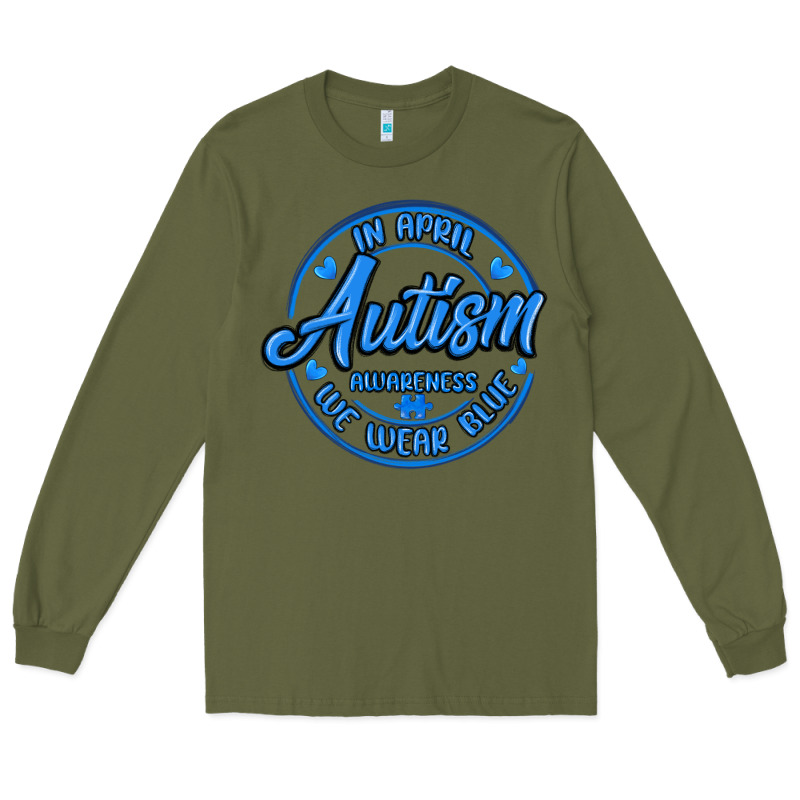 Autism Awareness Long Sleeve Tee by MaliasSmallBusiness | Teevron