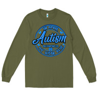 Army Green autism awareness Long Sleeve Tee - MaliasSmallBusiness