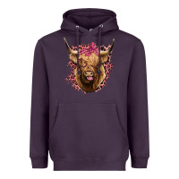 Plum Highland cow Heavyweight Hoodie - Bettercallsaul