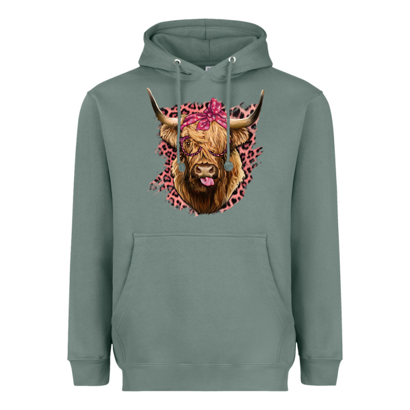 Highland Cow Heavyweight Hoodie by Bettercallsaul | Teevron