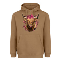 Toasted Coconut Highland cow Heavyweight Hoodie - Bettercallsaul