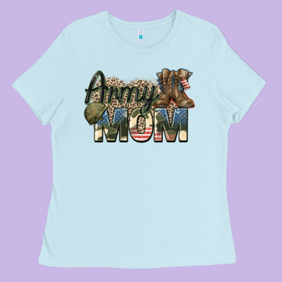 Army Mom Ladies Tee Designed By Zillion Design Studio