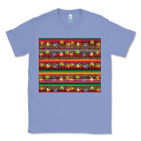 Colony Blue Christmas lights serape Classic Tee - BarkalooDesign