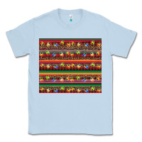 Dusty Blue Christmas lights serape Classic Tee - BarkalooDesign