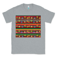 Heather Grey Christmas lights serape Classic Tee - BarkalooDesign